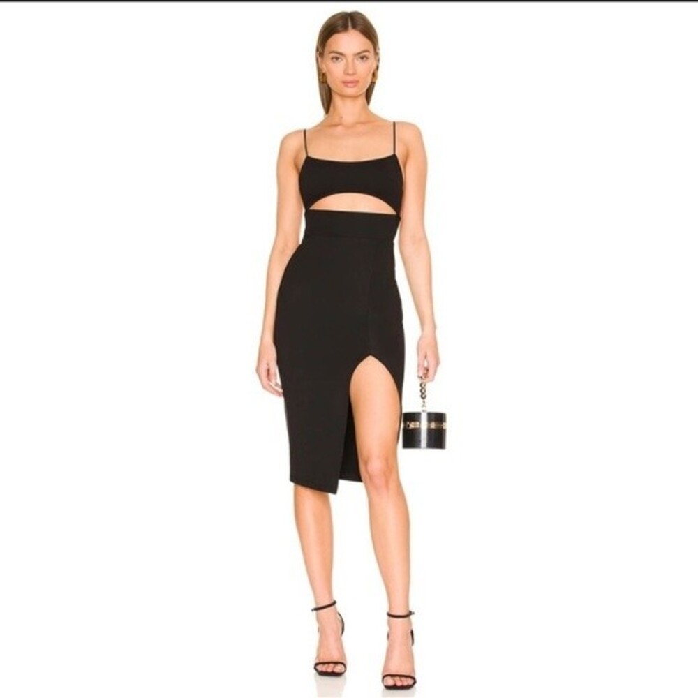 Superdown cut out black dress Size L
